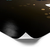 Fluttering Night Butterfly Perfect Poster (Hoek)