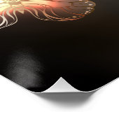 Fluttering Night Butterfly Perfect Poster (Hoek)