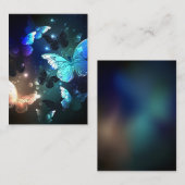 Fluttering Night Butterfly Plaatskaartje (Voorkant / Achterkant)