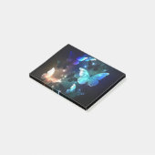 Fluttering Night Butterfly Post-it® Notes (Schuin)