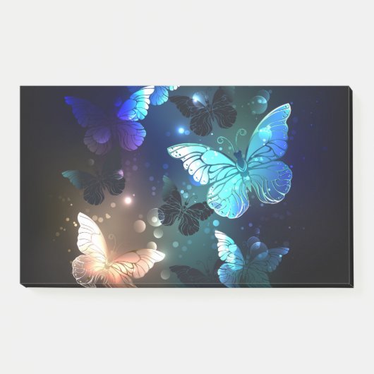 Fluttering Night Butterfly Post-it® Notes (Voorkant)