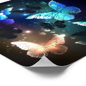 Fluttering Night Butterfly Poster (Hoek)