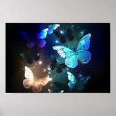 Fluttering Night Butterfly Poster (Voorkant)
