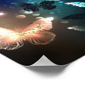 Fluttering Night Butterfly Poster (Hoek)