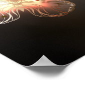 Fluttering Night Butterfly Poster (Hoek)