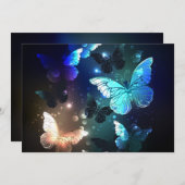 Fluttering Night Butterfly Programmakaart (Voorkant / Achterkant)