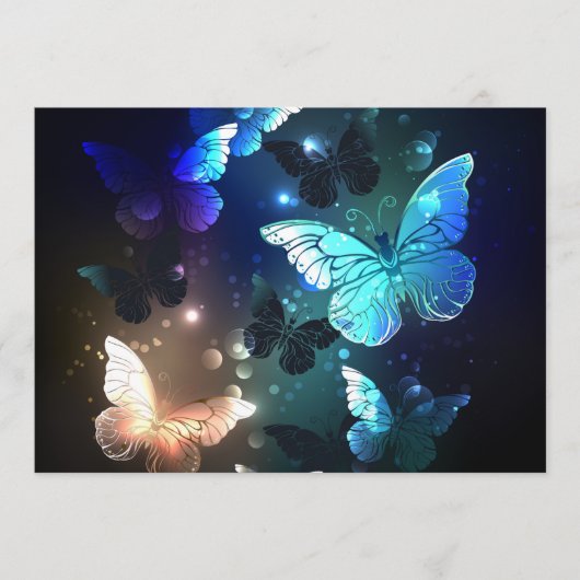 Fluttering Night Butterfly Programmakaart (Voorkant)
