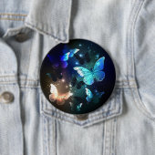 Fluttering Night Butterfly Ronde Button 4,0 Cm (In situ)