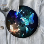 Fluttering Night Butterfly Ronde Button 6,0 Cm (In situ)