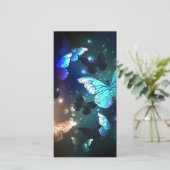 Fluttering Night Butterfly Save The Date (Staand voorkant)