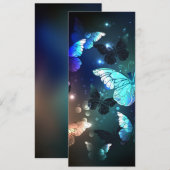 Fluttering Night Butterfly Save The Date (Voorkant / Achterkant)