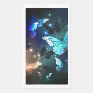 Fluttering Night Butterfly Servet