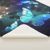 Fluttering Night Butterfly Sherpa Deken (3/4)