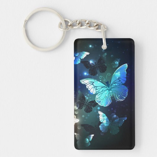 Fluttering Night Butterfly Sleutelhanger (Voorkant)