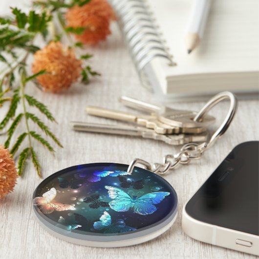 Fluttering Night Butterfly Sleutelhanger (Voorkant Rechts)