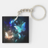 Fluttering Night Butterfly Sleutelhanger (Achterkant)