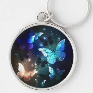 Fluttering Night Butterfly Sleutelhanger