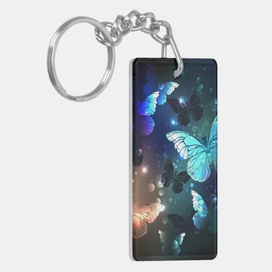 Fluttering Night Butterfly Sleutelhanger (Voorkant Links)