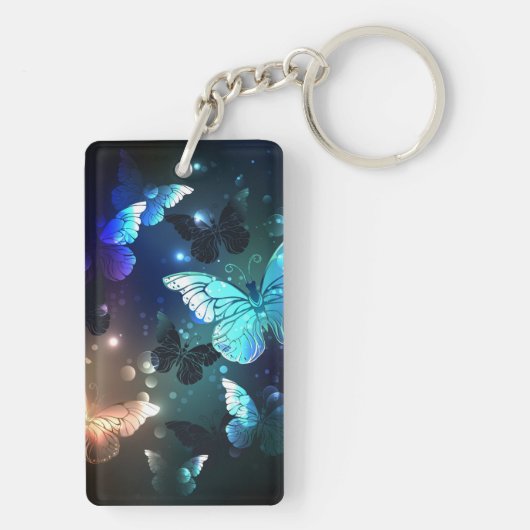 Fluttering Night Butterfly Sleutelhanger (achterkant)