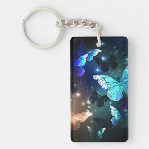 Fluttering Night Butterfly Sleutelhanger
