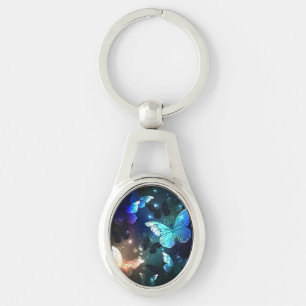 Fluttering Night Butterfly Sleutelhanger