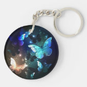 Fluttering Night Butterfly Sleutelhanger (Achterkant)