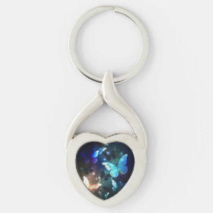 Fluttering Night Butterfly Sleutelhanger