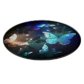 Fluttering Night Butterfly Snijplank (Hoek)