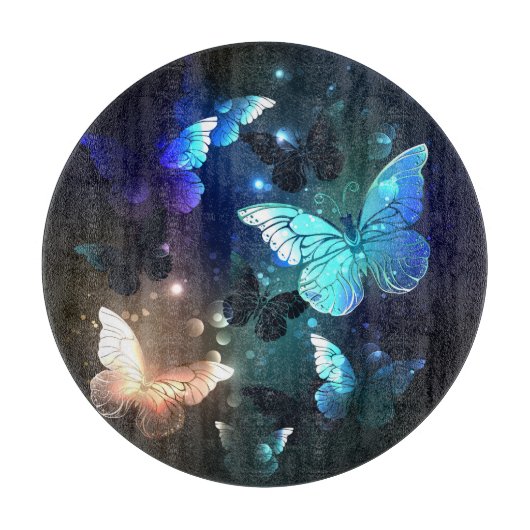 Fluttering Night Butterfly Snijplank (Voorkant)