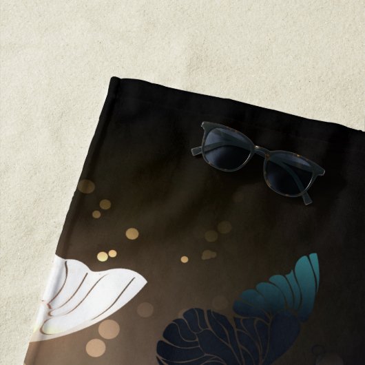 Fluttering Night Butterfly Strandlaken (In situ)