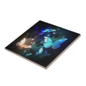 Fluttering Night Butterfly Tegeltje (Zijkant)