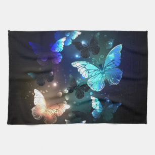 Fluttering Night Butterfly Theedoek