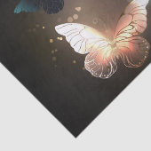 Fluttering Night Butterfly Tissuepapier (Detail)