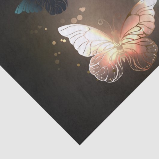 Fluttering Night Butterfly Tissuepapier (Detail)