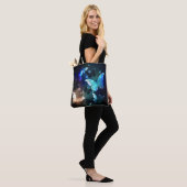 Fluttering Night Butterfly Tote Bag (Op model)