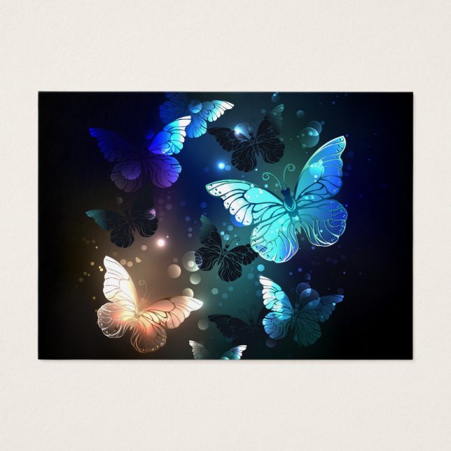 Fluttering Night Butterfly Visitekaartje (Voorkant)