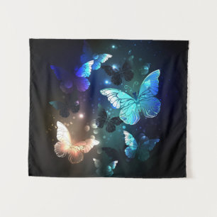 Fluttering Night Butterfly Wandkleed