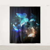 Fluttering Night Butterfly Wandkleed (Voorkant)