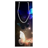 Fluttering Night Butterfly Wijn Cadeautas (Achterkant)