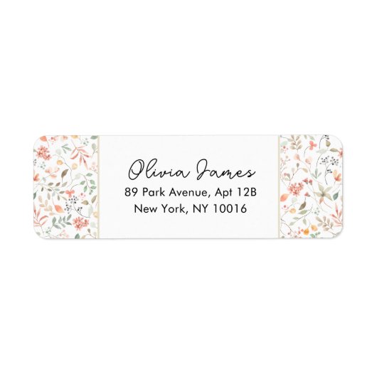 Fluttering Pink Butterfly Girl 1st Birthday  Etiket (Voorkant)