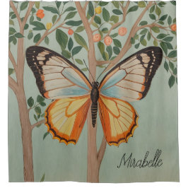 Fluttering Veerkracht gepersonaliseerd Douchegordijn