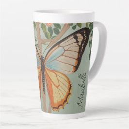 Fluttering Veerkracht gepersonaliseerd Latte Mok
