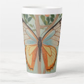 Fluttering Veerkracht gepersonaliseerd Latte Mok (Voorkant)