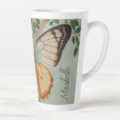 Fluttering Veerkracht gepersonaliseerd Latte Mok (Rechts)