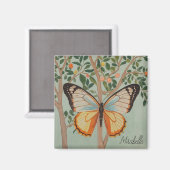 Fluttering Veerkracht gepersonaliseerd Magneet (Voorkant / Achterkant)