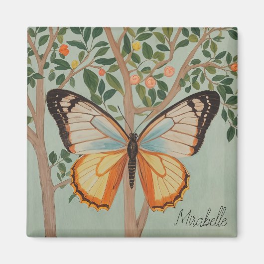 Fluttering Veerkracht gepersonaliseerd Magneet (Voorkant)