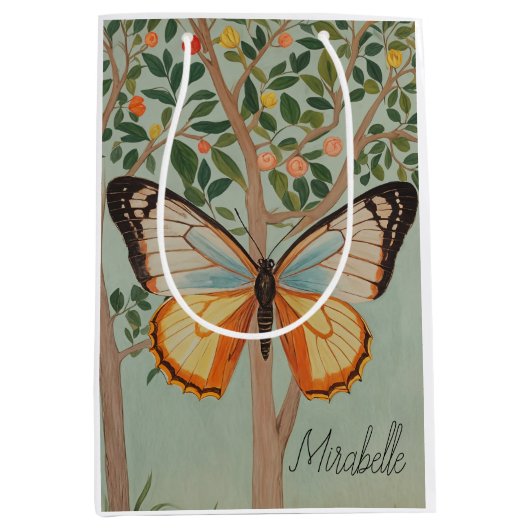 Fluttering Veerkracht gepersonaliseerd Medium Cadeauzakje (Voorkant)