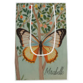 Fluttering Veerkracht gepersonaliseerd Medium Cadeauzakje (Achterkant)