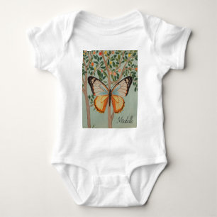 Fluttering Veerkracht gepersonaliseerd Romper
