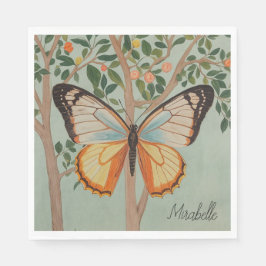 Fluttering Veerkracht gepersonaliseerd Servet